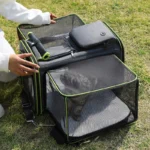 Foldable Large-Capacity Pet Carrier Bag for Cats & Small Dogs - Image 6
