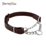 Anti-Escape Leather No-Pull Training Dog Collar - Image 2