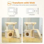 Small Cat Tree Tower for Indoor Cats - Image 4