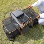 Foldable Large-Capacity Pet Carrier Bag for Cats & Small Dogs - Image 5