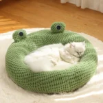 Pet Nest Warm Winter Frog-Shaped Bed - Image 2