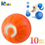 1-10PCS Smart Dog Toy Ball Electronic Interactive Pet Toy Moving Ball USB Automatic Moving Bounce Suitable for Puppy Gift