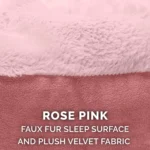 Hooded Plush Pet Bed - Image 6