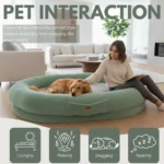 Extra-Large Cozy Dog Lounger – Ultra-Soft Plush Bed with Egg Crate Foam - Image 5