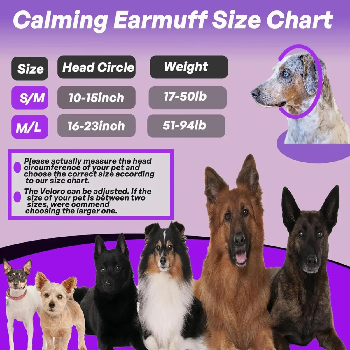 Waterproof Dog Ear Muffs – Noise-Cancelling Calming Hood for Anxiety, Grooming & Swimming - Image 6