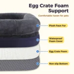 Foldable Plush Dog Bed - Image 5