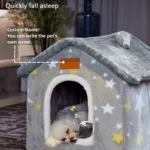 Foldable Memory Foam Pet House - Image 5