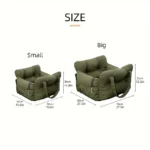 Dog Car Seat with Safety Belt – Non-Slip Travel Bed for Small Dogs - Image 3