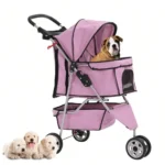Blush Pink Pet Stroller