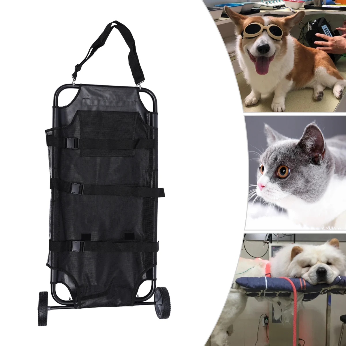 115*55*15.24 cm Pet Stretcher & Veterinary Transport Bed – Foldable Trolley for Dogs & Cats, 50kg Capacity - Image 5