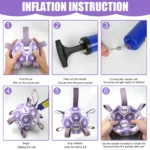 Durable Dog Soccer Ball with Straps – Tug-of-War & Water Play Toy - Image 6