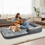 180cm Human-Size Giant Dog Bed – Plush Calming Orthopedic Lounger - Image 2