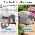 All-Weather Insulated Outdoor Animal Shelter - Image 4