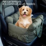 Dog Car Seat with Safety Belt – Non-Slip Travel Bed for Small Dogs - Image 6