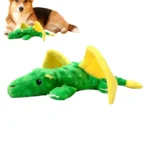 Cute Dinosaur Plush Dog Toy – Squeaky, Chew-Resistant & Fun - Image 2