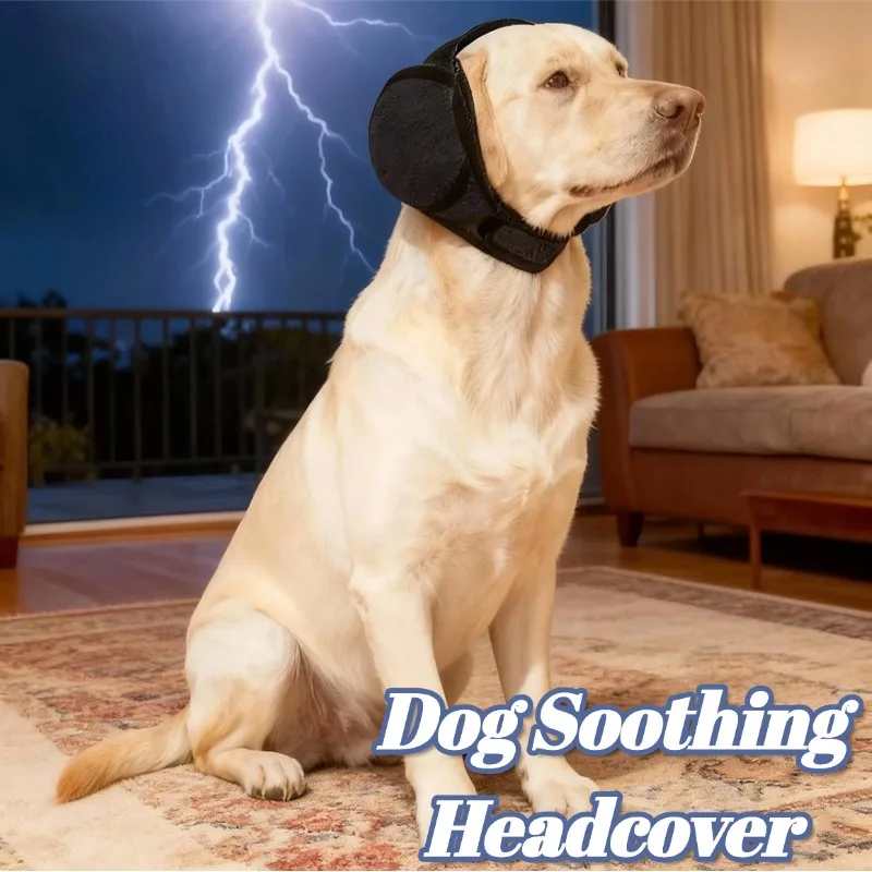 kf-S995fd35944b344edb98f21f00747784fy Waterproof Dog Ear Muffs – Noise-Cancelling Calming Hood for Anxiety, Grooming & Swimming - Image 1