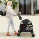 Portable Pet Stroller Cart - Image 2