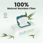 Bamboo Dog Wipes with Coconut Oil – Extra Thick, Unscented, 100 Count - Image 2