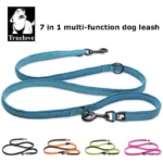 Truelove 7-in-1 Multi-Function Dog Leash – Adjustable Hands-Free Leash for Walking 2 Dogs