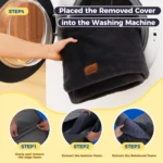 Foldable Plush Dog Bed - Image 6