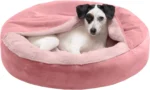 Hooded Plush Pet Bed