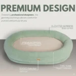 Extra-Large Cozy Dog Lounger – Ultra-Soft Plush Bed with Egg Crate Foam - Image 2