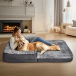 180cm Human-Size Giant Dog Bed – Plush Calming Orthopedic Lounger