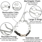 Adjustable Prong Dog Training Collar - Image 4