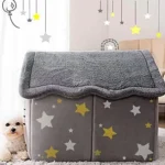 Foldable Memory Foam Pet House - Image 6