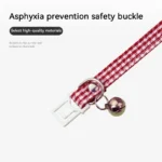 Grid Buckle Anti-Suffocation Breakaway Cat Collar - Image 4