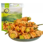 Chicken Wrapped Okra Dog Treats – High in fiber, Vitamin C , A and K